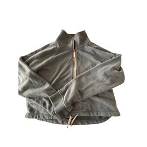 Vuori Womens Gray Quarter Zip Pullover Sweatshirt Size S- NWOT